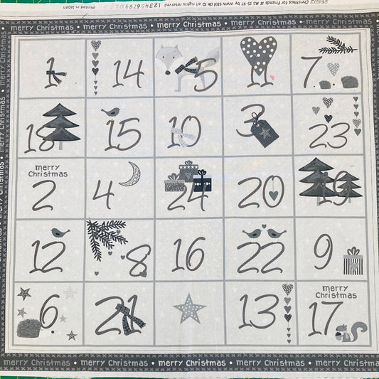 Chrismtmas for Friends Advent Calendar Panel by Stof