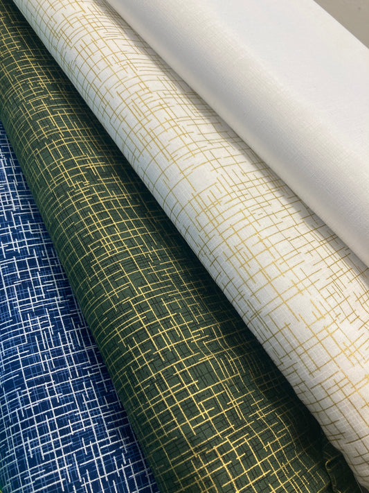 Quilters Linen w/Metallic by Robert Kaufman