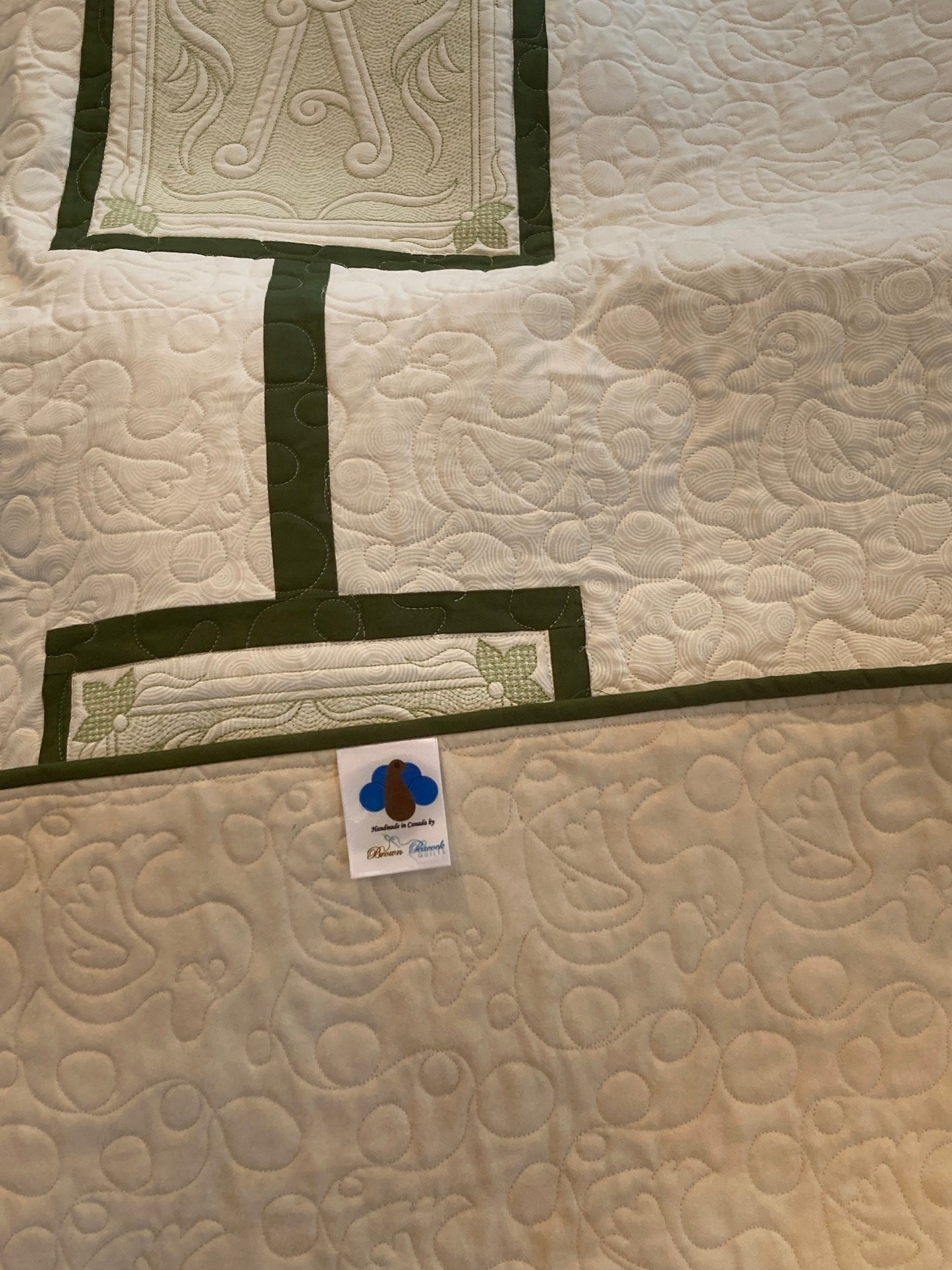 ABC Baby Quilt, Embroidered