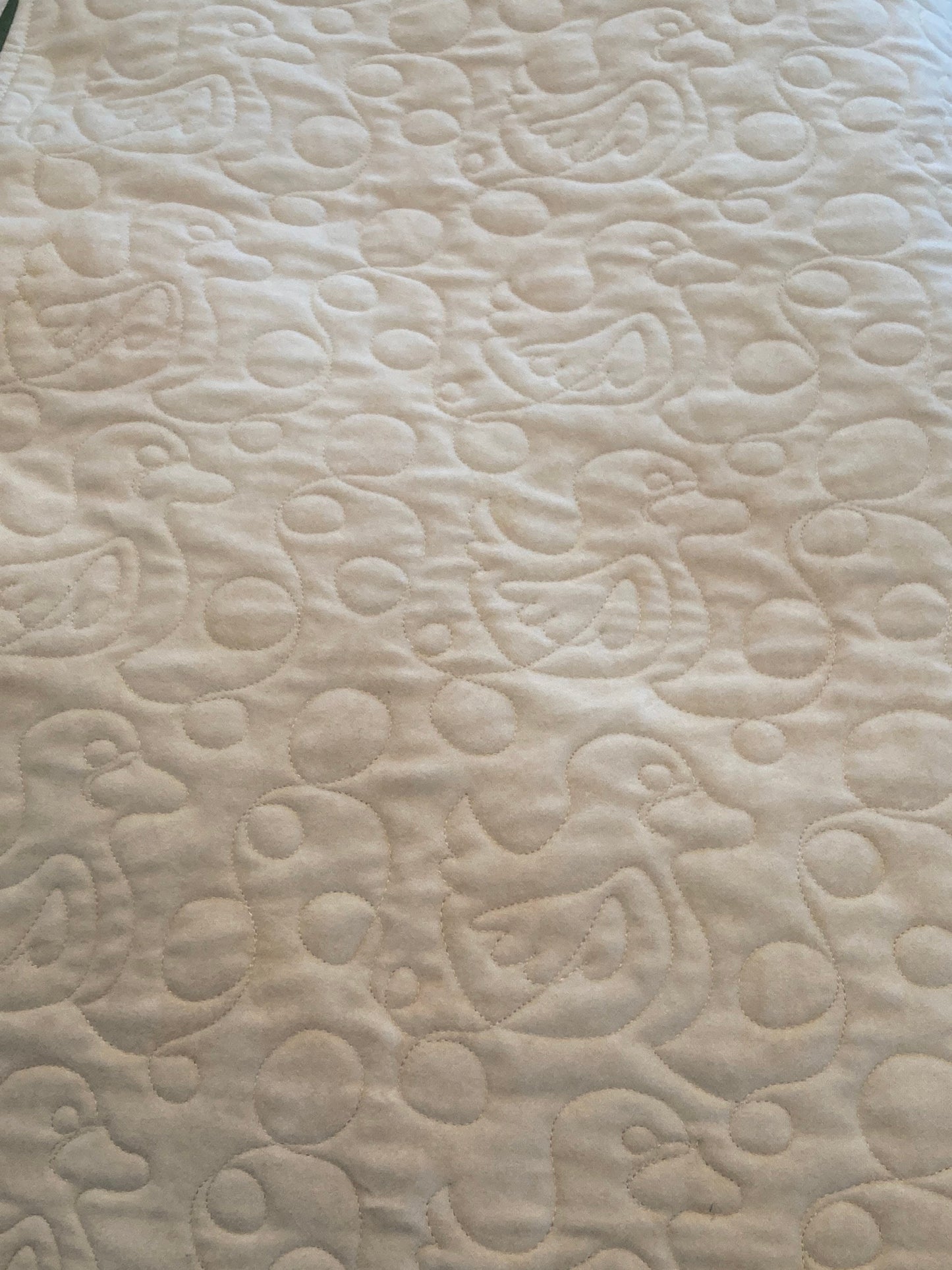 ABC Baby Quilt, Embroidered