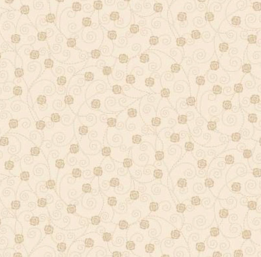 Beige Tiny Roses by Studio E