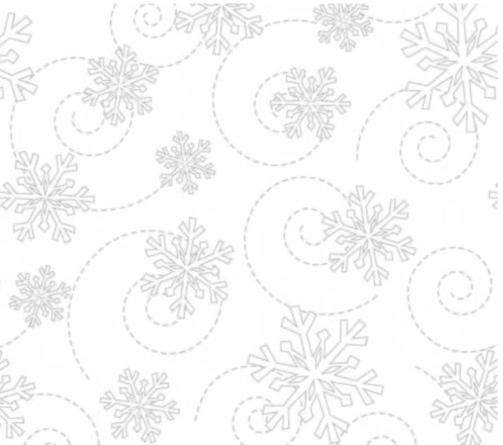 Snowflakes White on White by Maywood Studio