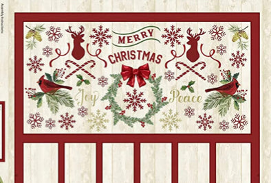 Natural Advent Calendar Panel by Timeless Treasures