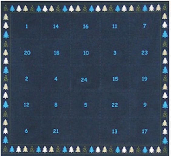 Enchanted Forest Advent Calendar Panel by Stof