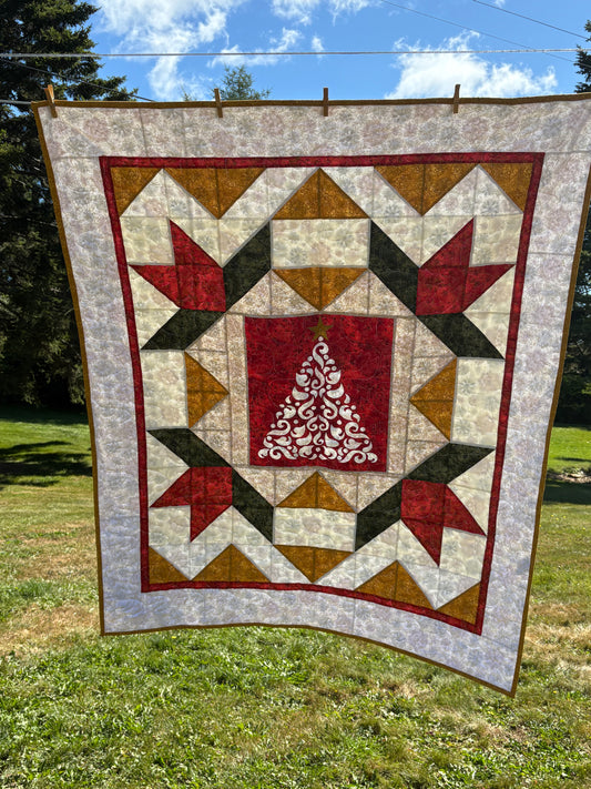Christmas Throw Quilt