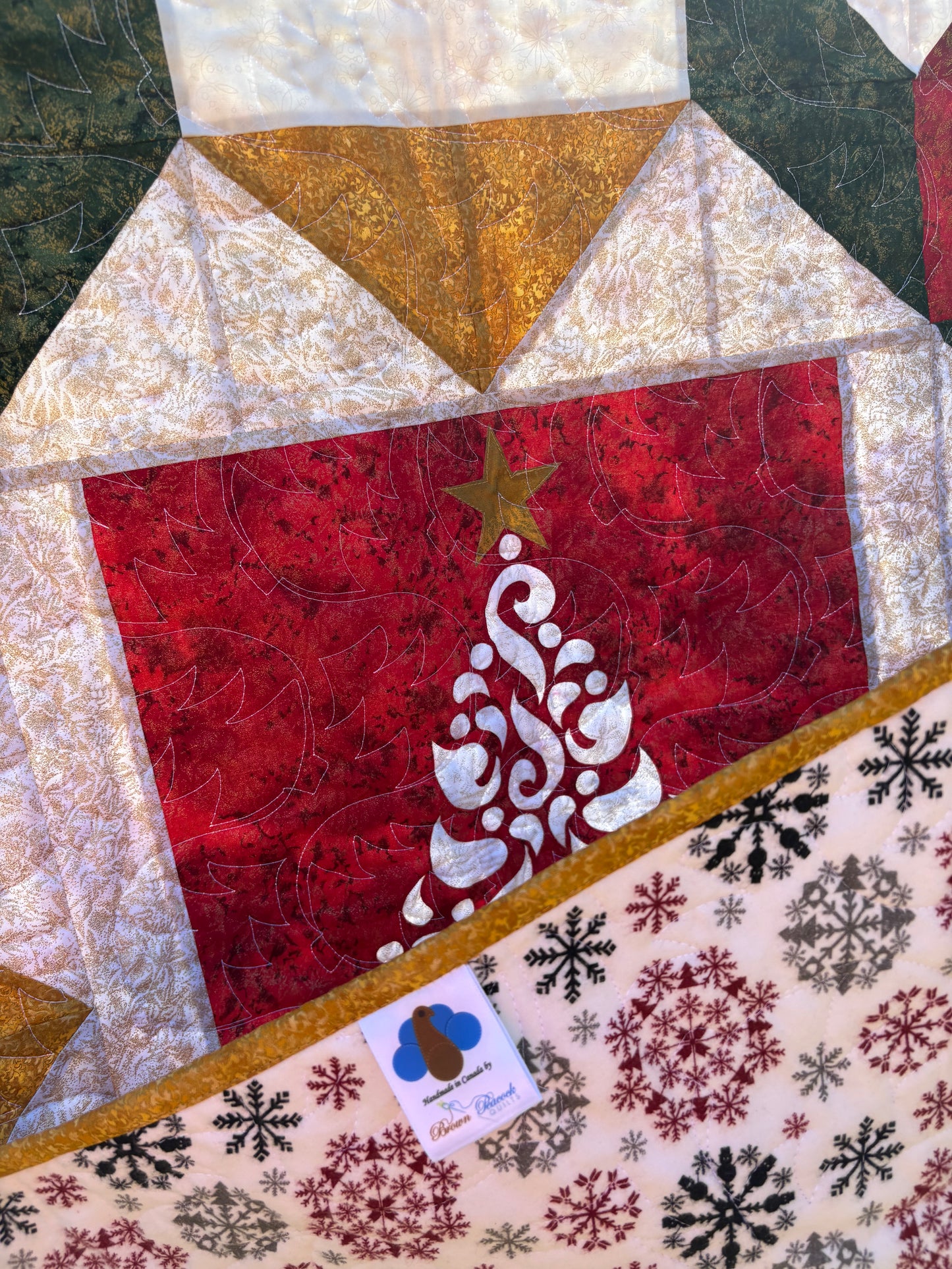 Christmas Throw Quilt
