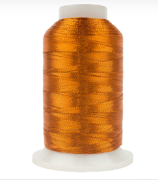 Wonderfil Spotlite Metallic - M7713 Light Rust 1000 m 40 wt Rayon Embroidery Thread