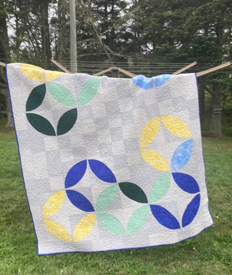 Twin Modern Geometric Quilt