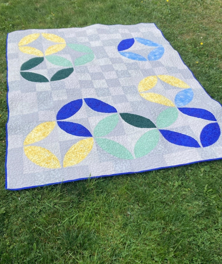 Twin Modern Geometric Quilt