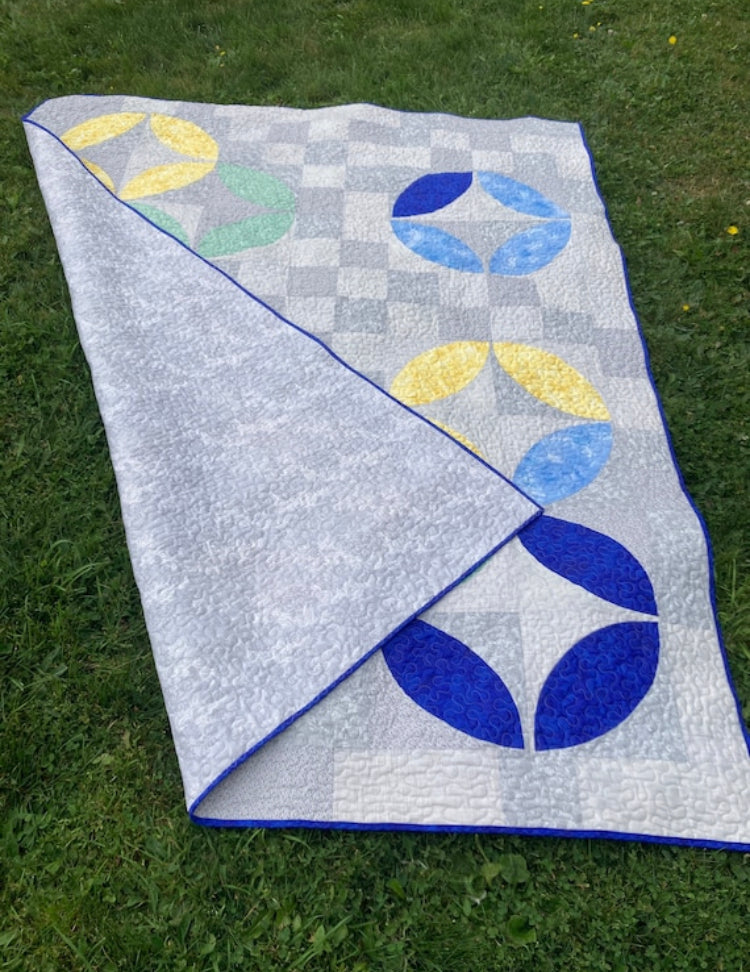 Twin Modern Geometric Quilt