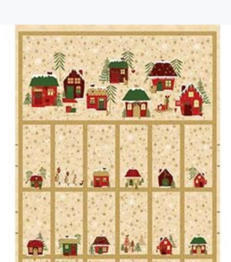 Star Sprinkle Advent Calendar Panel by Stof